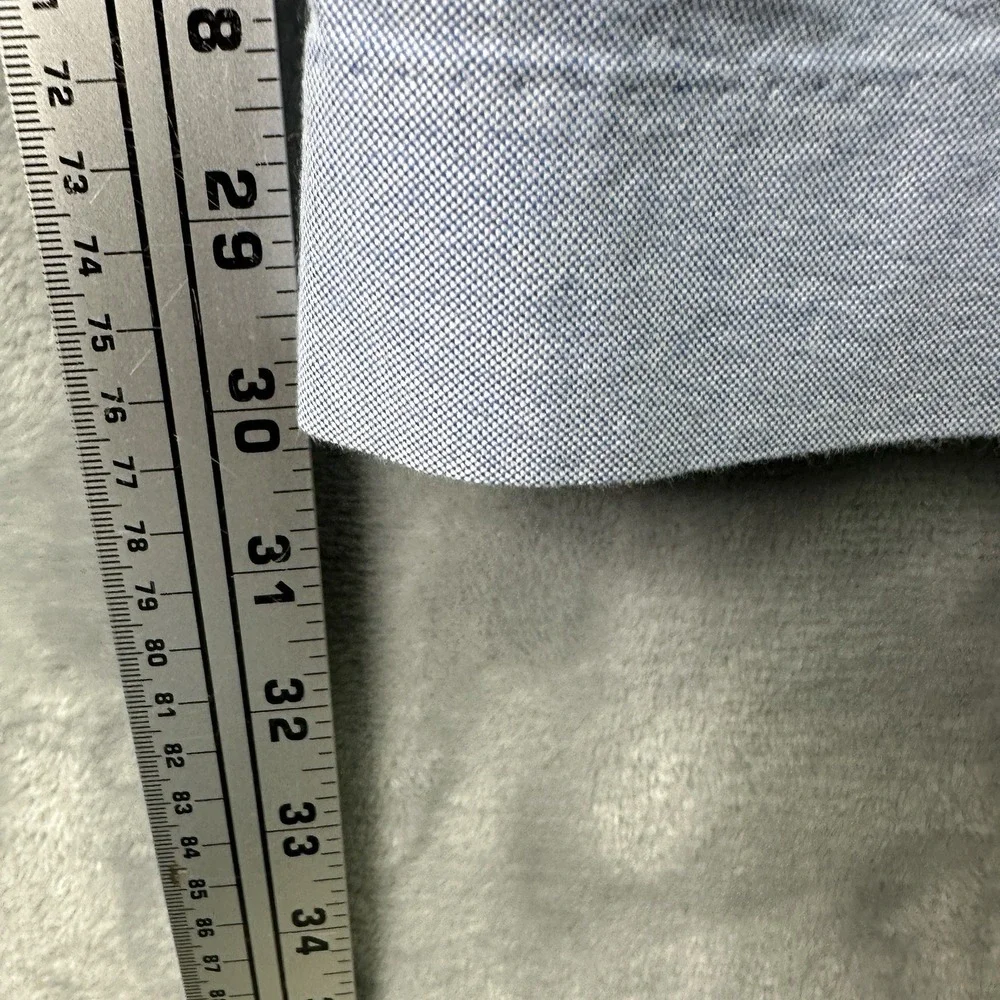 J.Crew Bowery Classic Chino Pants Men's 36x30 Blue Cotton Flat Front Casual - Picture 4 of 11